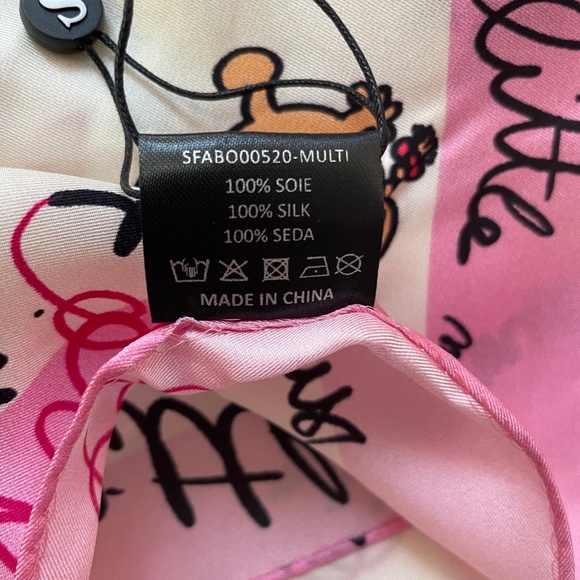 Printed silk twill scarf from Sandro - Picture 7 of 7